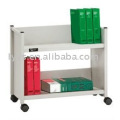 metal library trolley for books